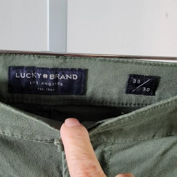 LUCKY BRAND 121 heritage slim straight leg pants Sz 38 NEW - Picture 6 of 7